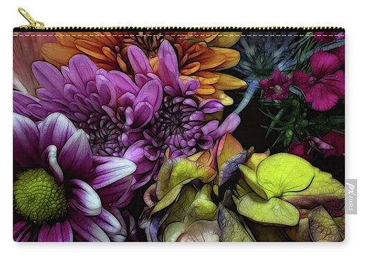 October Flowers 6 - Zip Pouch