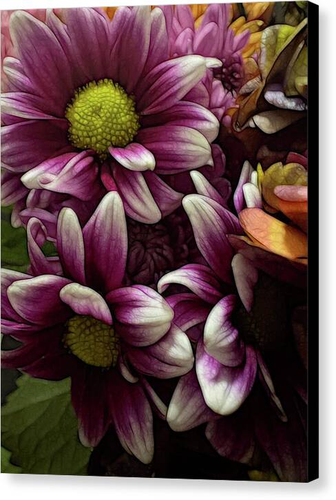 October Flowers 7 - Canvas Print