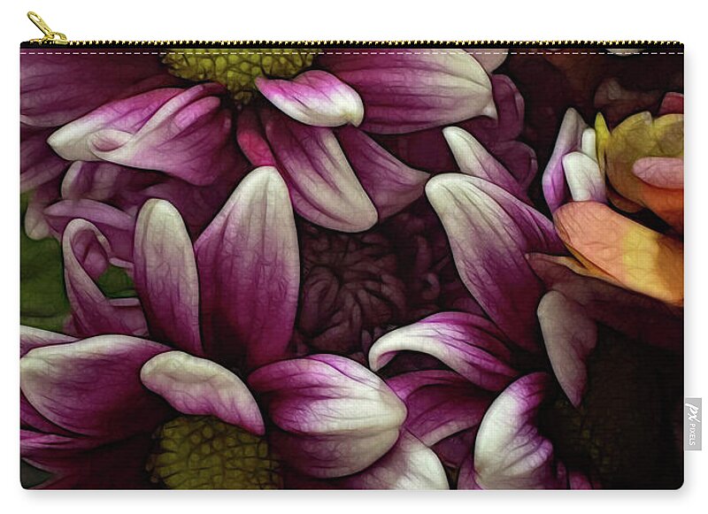 October Flowers 7 - Zip Pouch