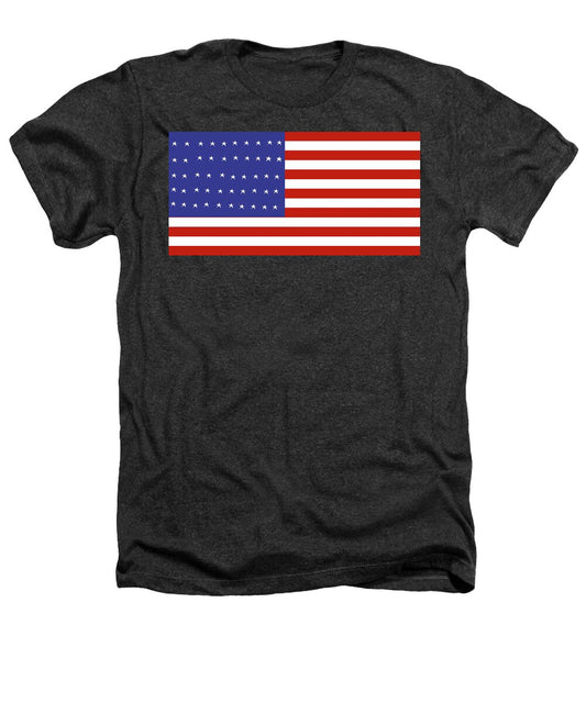 American Flag - Heathers T-Shirt