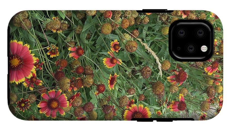 Orange Flower Garden - Phone Case
