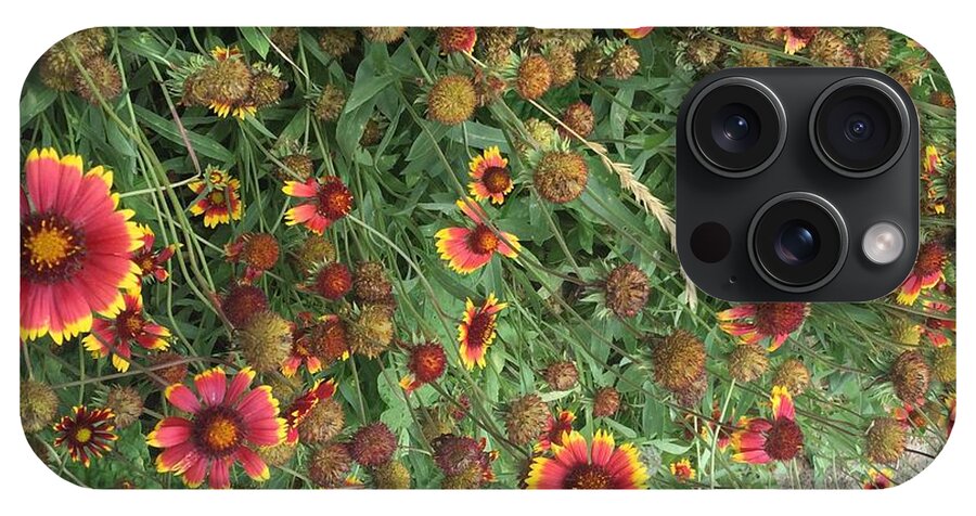 Orange Flower Garden - Phone Case