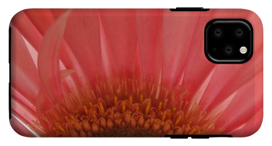Pastel Pink and Yellow Daisy Center - Phone Case