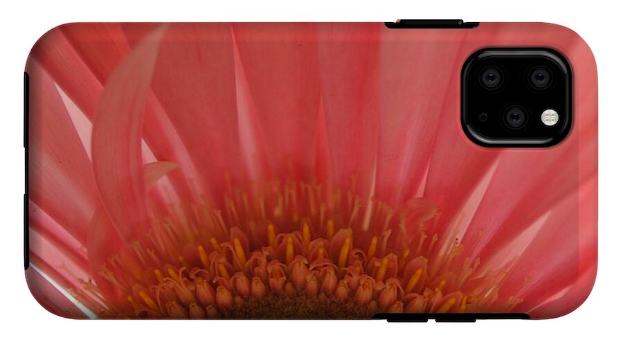 Pastel Pink and Yellow Daisy Center - Phone Case