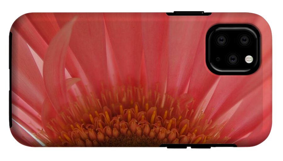 Pastel Pink and Yellow Daisy Center - Phone Case