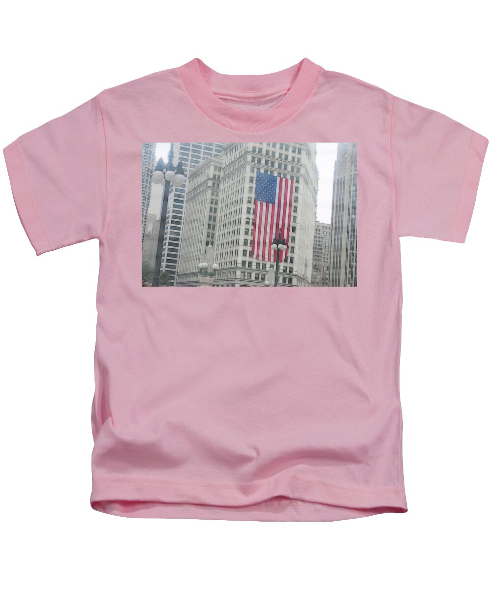 Patriotic Chicago - Kids T-Shirt
