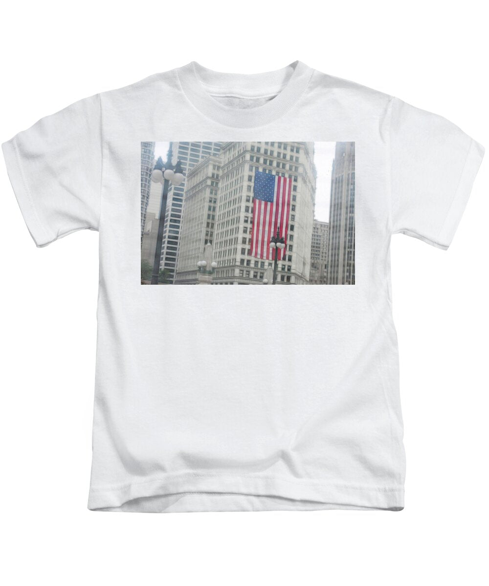 Patriotic Chicago - Kids T-Shirt
