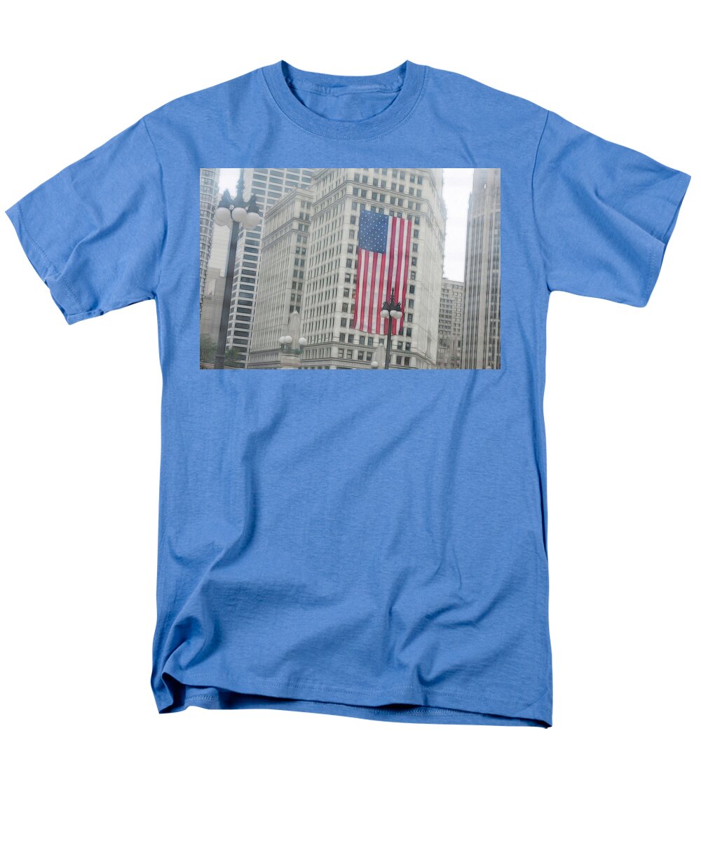 Patriotic Chicago - Men's T-Shirt (Regular Fit)