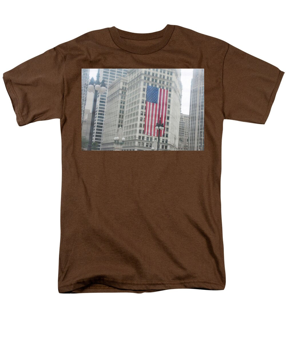 Patriotic Chicago - Men's T-Shirt (Regular Fit)