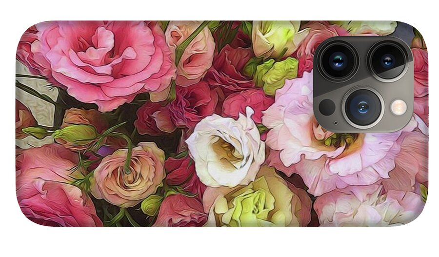 Pink Lisianthus - Phone Case