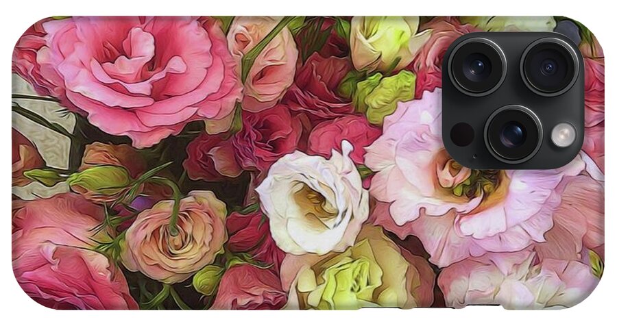 Pink Lisianthus - Phone Case