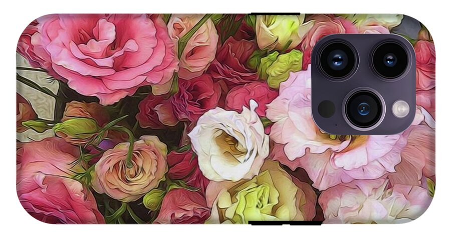 Pink Lisianthus - Phone Case