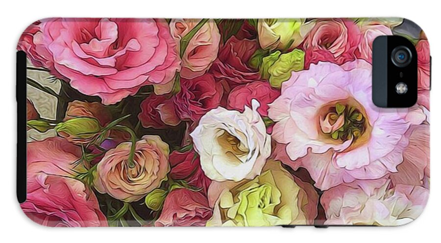 Pink Lisianthus - Phone Case