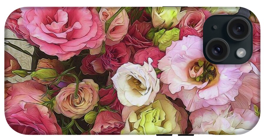 Pink Lisianthus - Phone Case