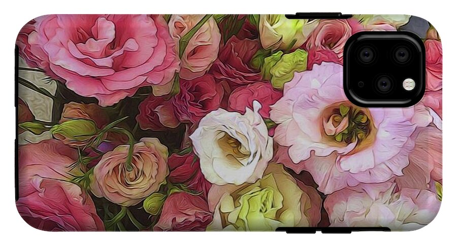 Pink Lisianthus - Phone Case