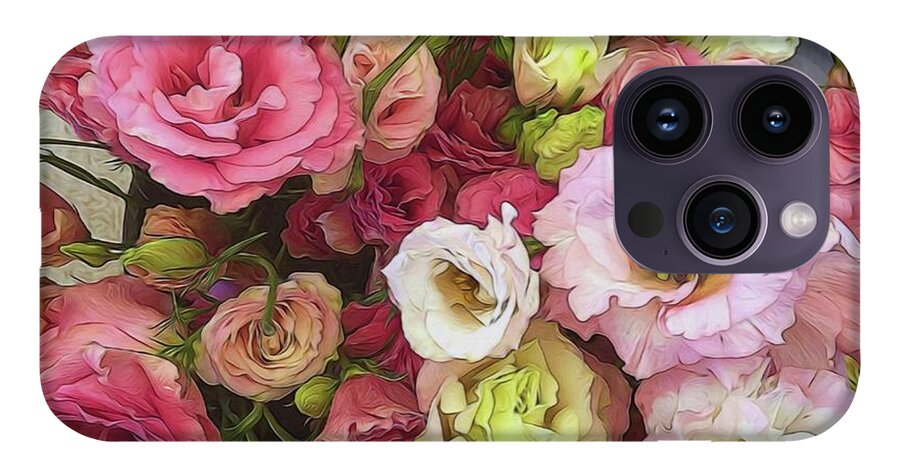 Pink Lisianthus - Phone Case