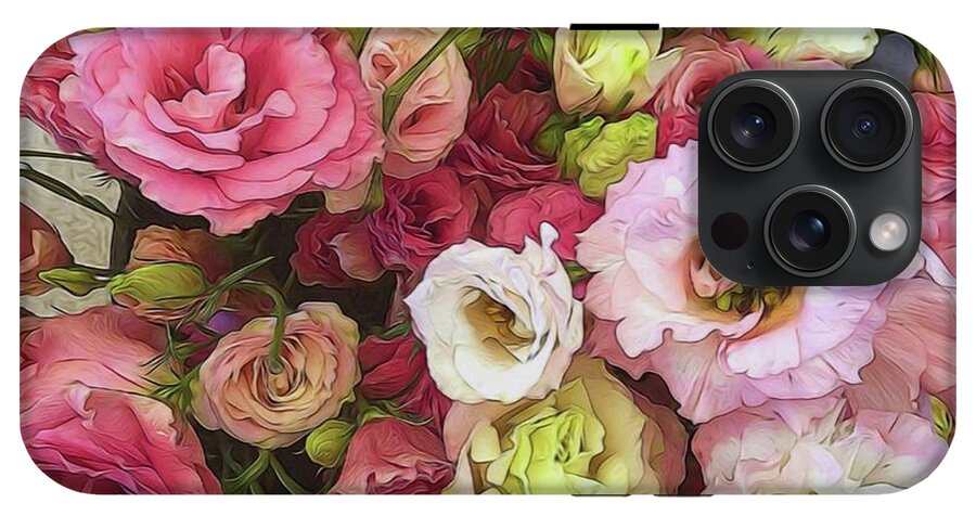 Pink Lisianthus - Phone Case