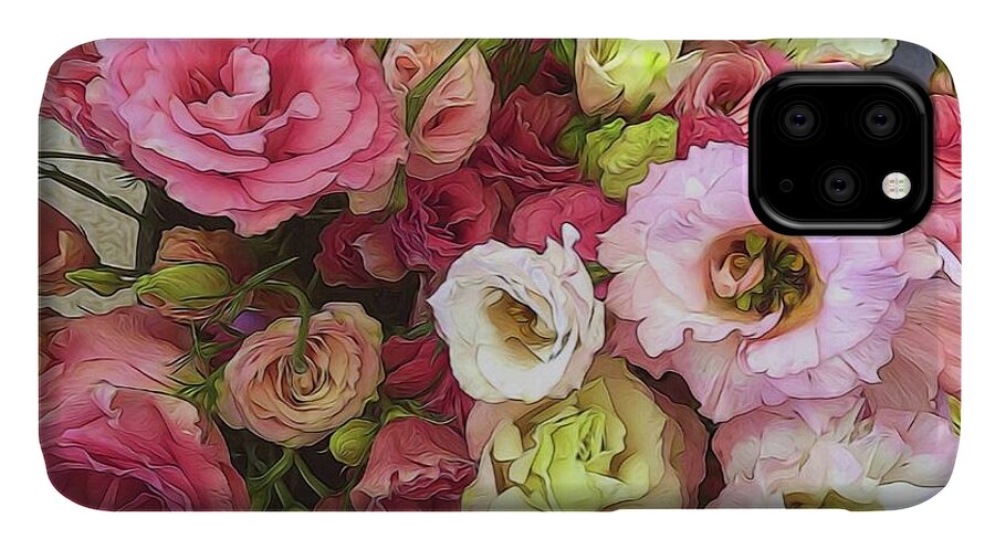 Pink Lisianthus - Phone Case