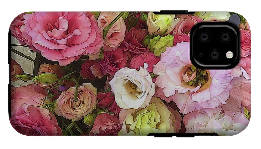 Pink Lisianthus - Phone Case