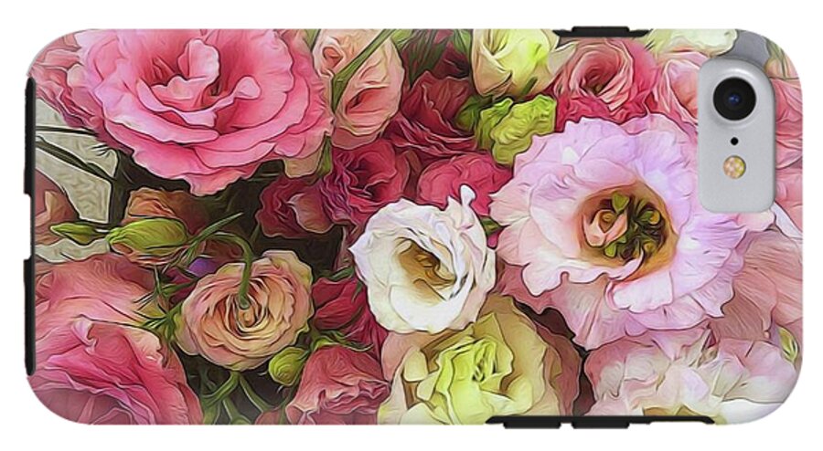 Pink Lisianthus - Phone Case