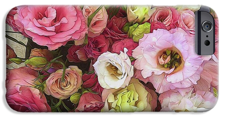 Pink Lisianthus - Phone Case