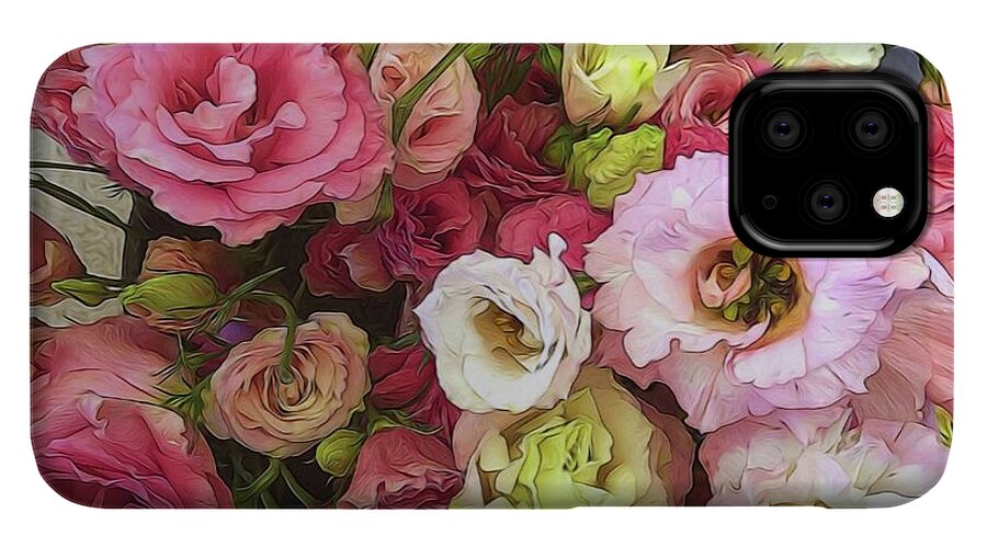 Pink Lisianthus - Phone Case
