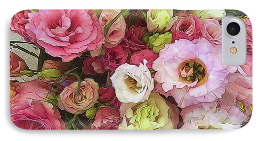 Pink Lisianthus - Phone Case