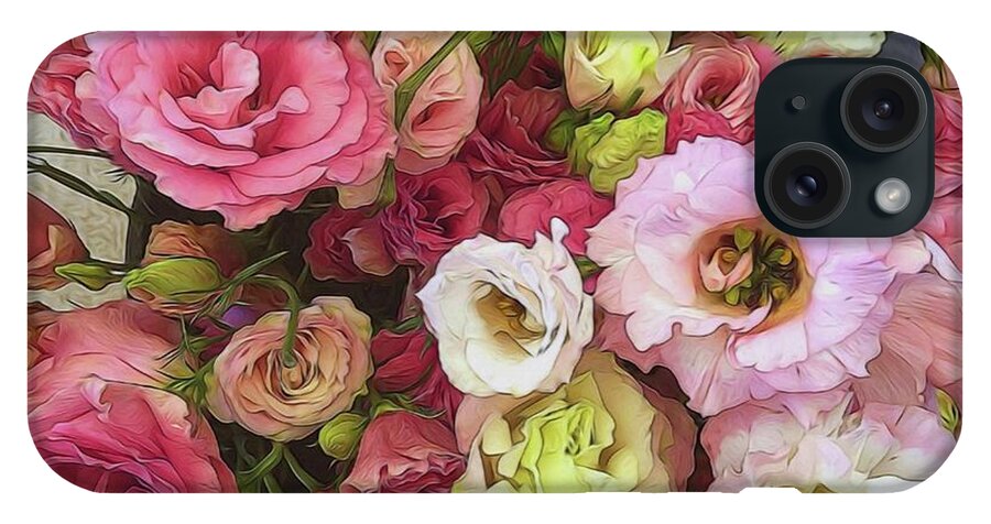 Pink Lisianthus - Phone Case