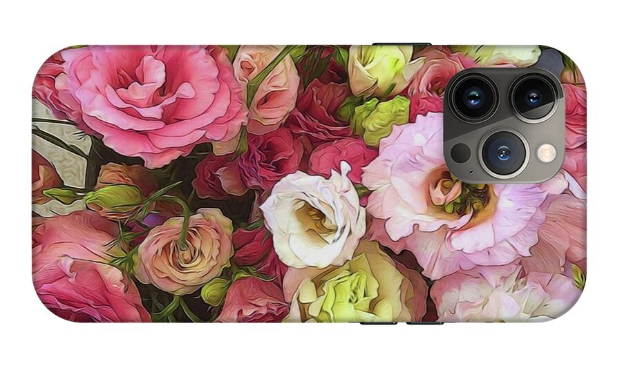 Pink Lisianthus - Phone Case