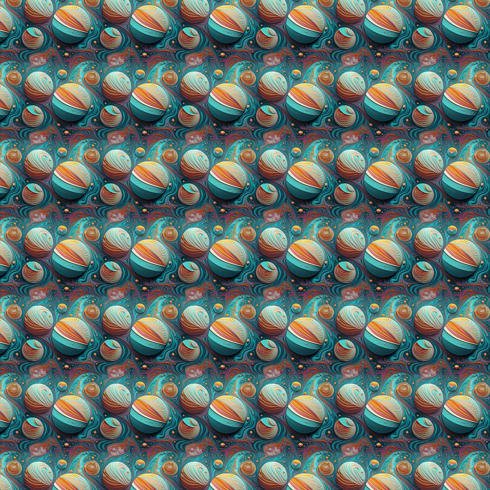 Gumball Planets Geometric Pattern Digital Image Download