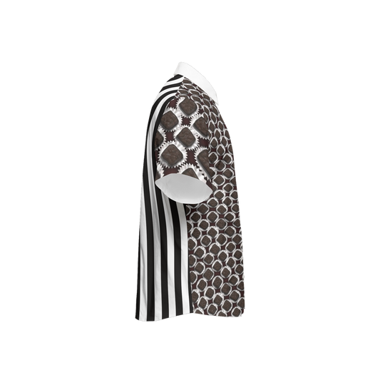 Box of Chocolates Women's Short-Sleeve Button-Up Shirt-Cotton Feel