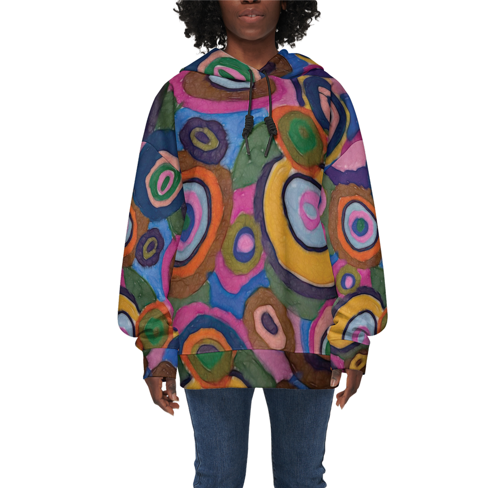 Warm Autumn Bubbles Women's Relaxed Fit Hoodie-Super Heavy 375g