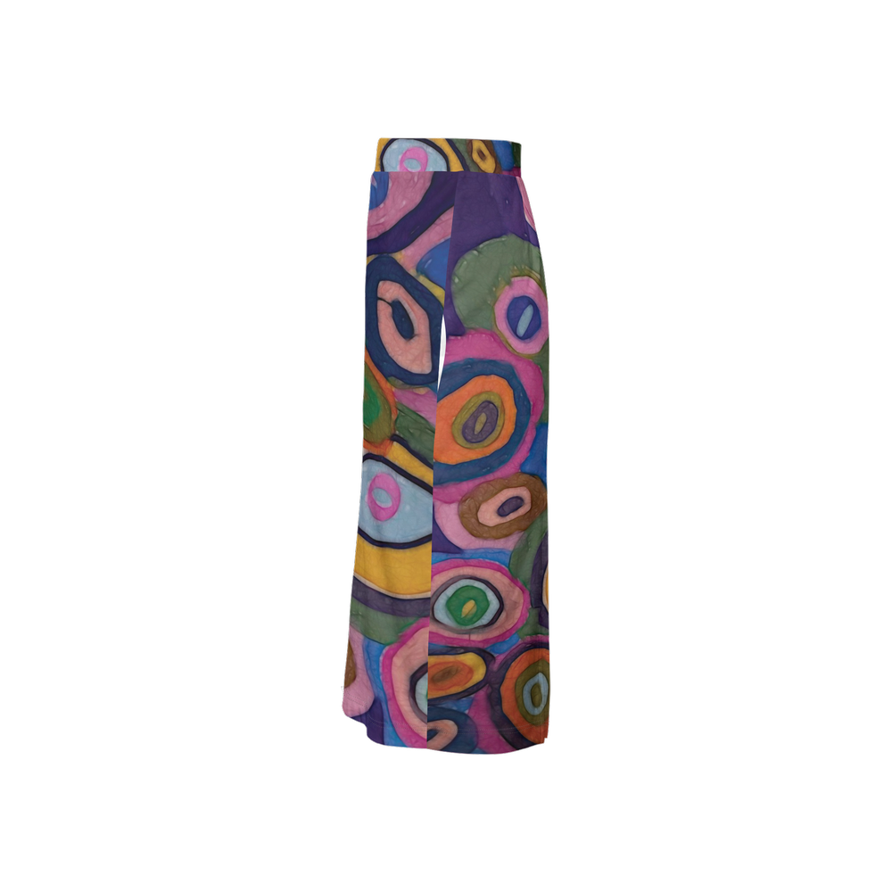 Warm Autumn Bubbles Women's Back Split Pencil Skirt-Heavy Knit