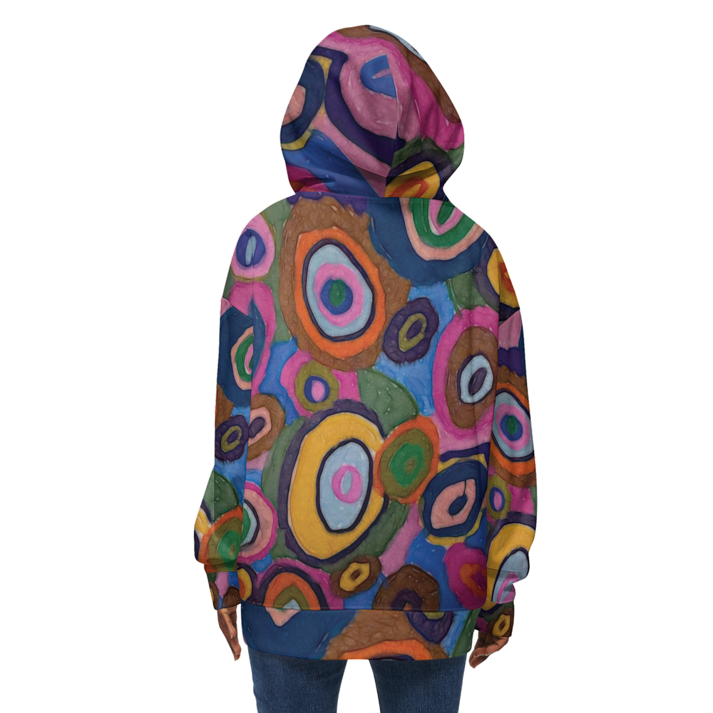 Warm Autumn Bubbles Women's Relaxed Fit Hoodie-Super Heavy 375g