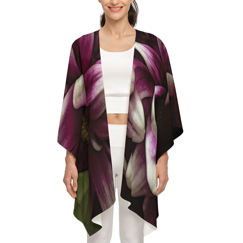 October Flowers 7 Women's Silky-like Wrap-Ultra-Soft and Smooth
