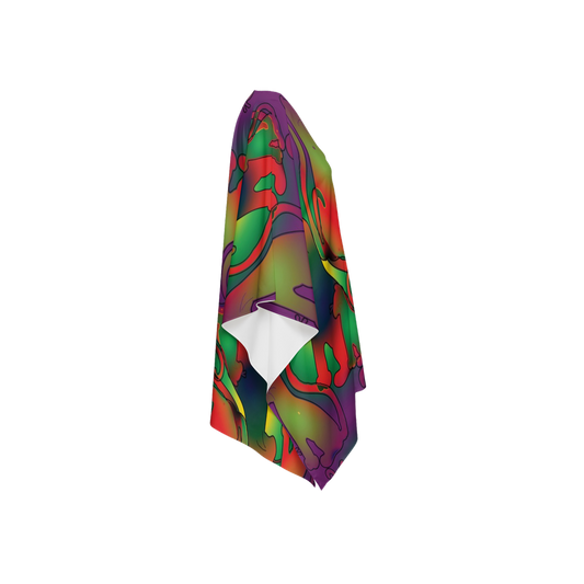 Abstract Rainbow Cats Pattern Women's Silky-like Wrap-Ultra-Soft and Smooth