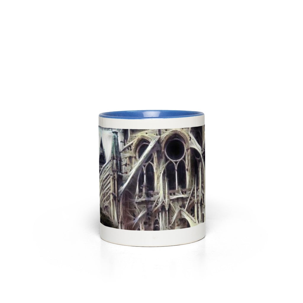 Notre Dame Cathedral Back Accent Mugs