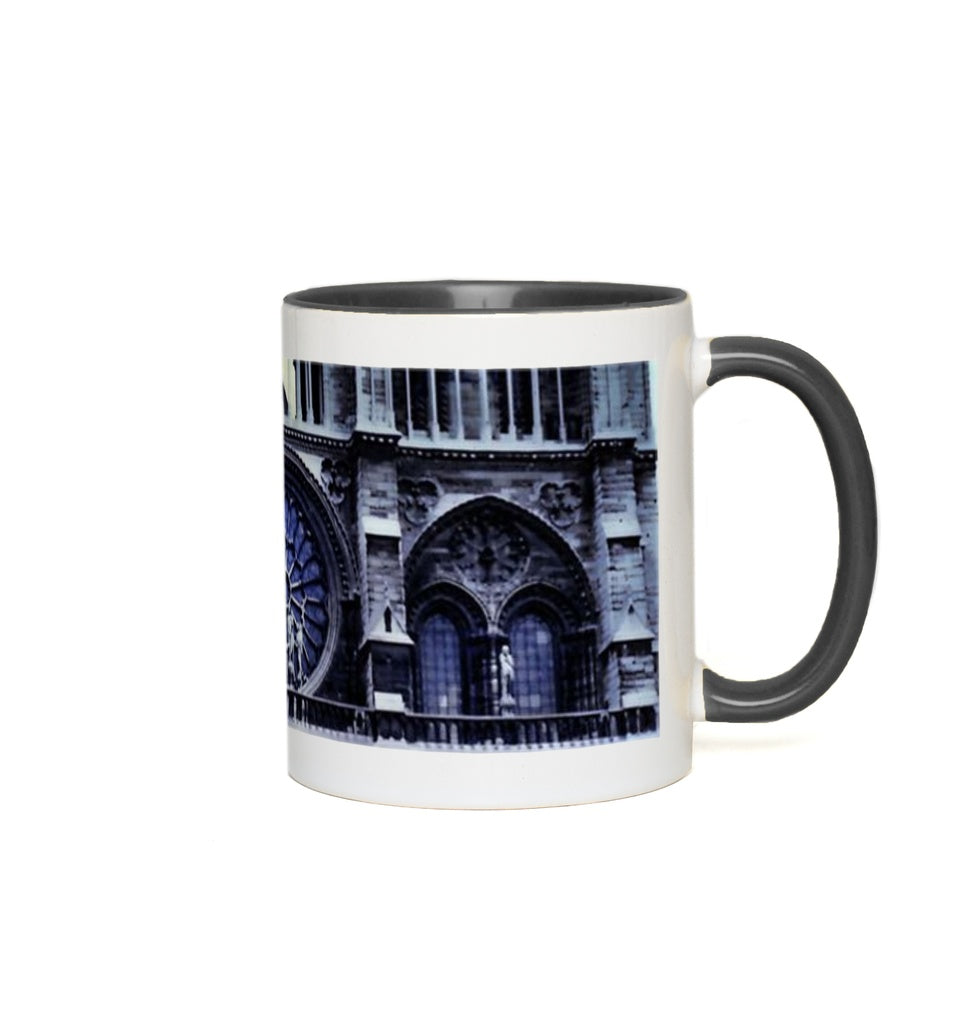 Cathedral Windows Dark Accent Mugs