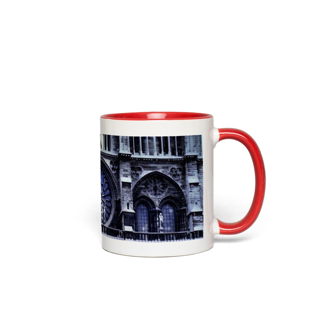 Cathedral Windows Dark Accent Mugs