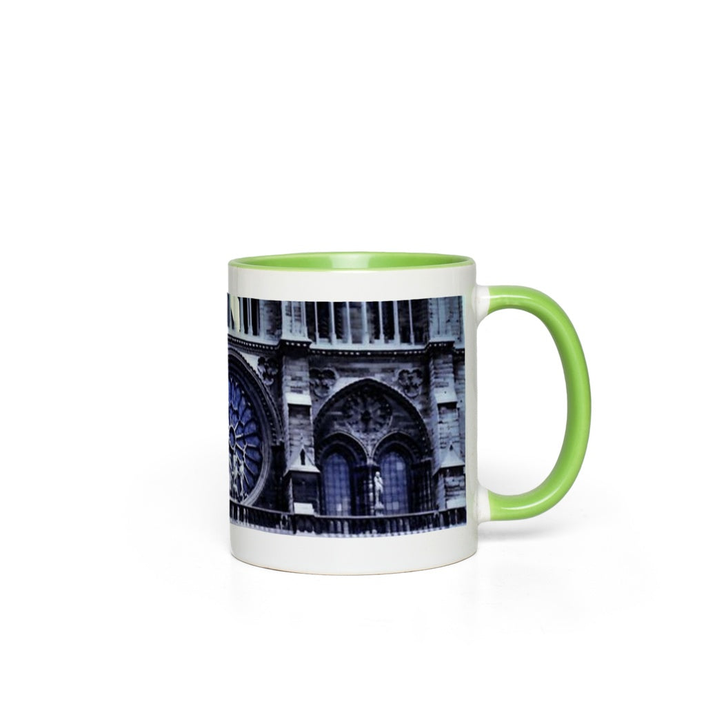 Cathedral Windows Dark Accent Mugs
