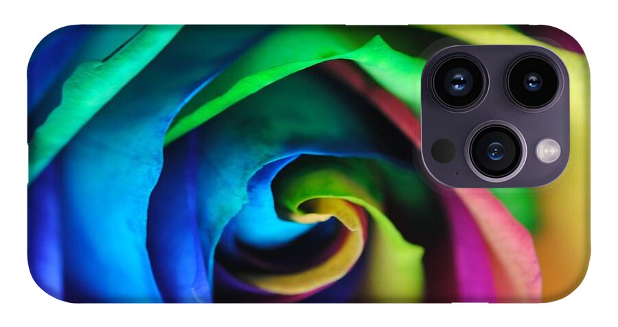Rainbow Rose 17 - Phone Case
