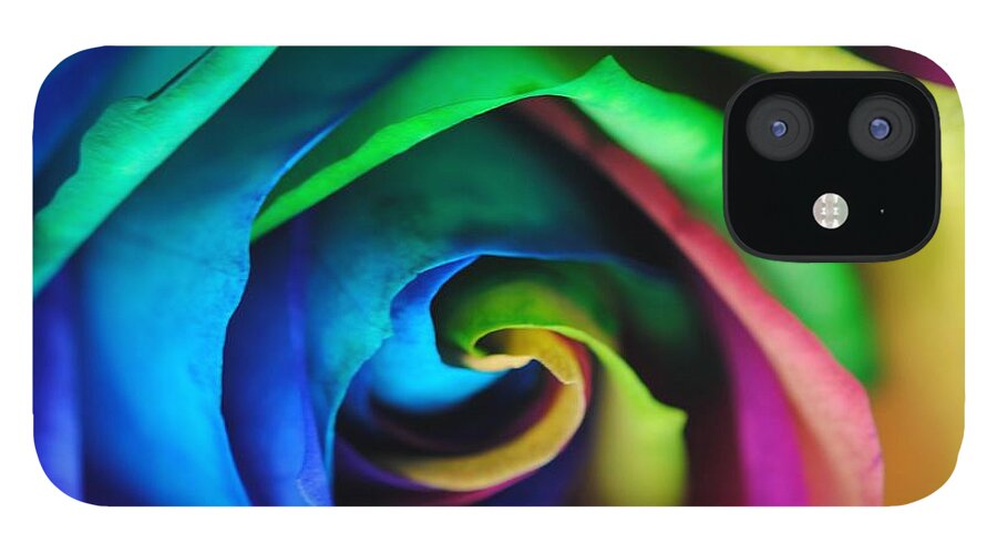 Rainbow Rose 17 - Phone Case