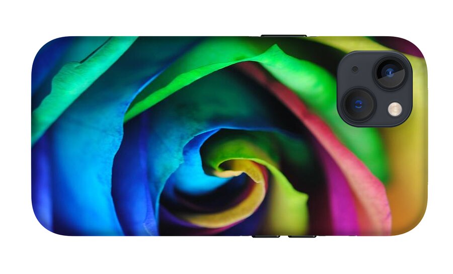 Rainbow Rose 17 - Phone Case