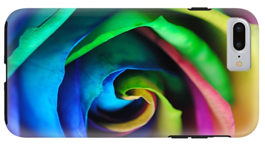 Rainbow Rose 17 - Phone Case