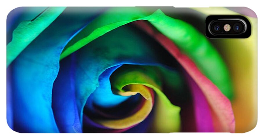 Rainbow Rose 17 - Phone Case