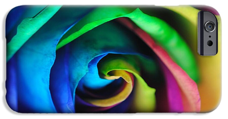 Rainbow Rose 17 - Phone Case