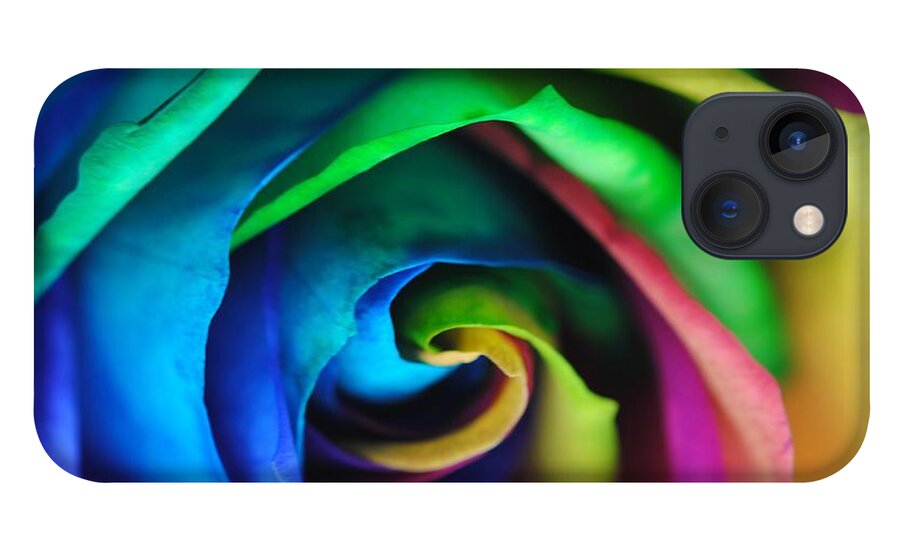 Rainbow Rose 17 - Phone Case