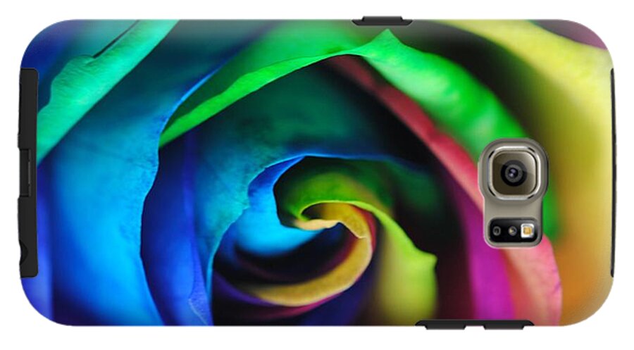 Rainbow Rose 17 - Phone Case