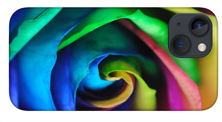 Rainbow Rose 17 - Phone Case
