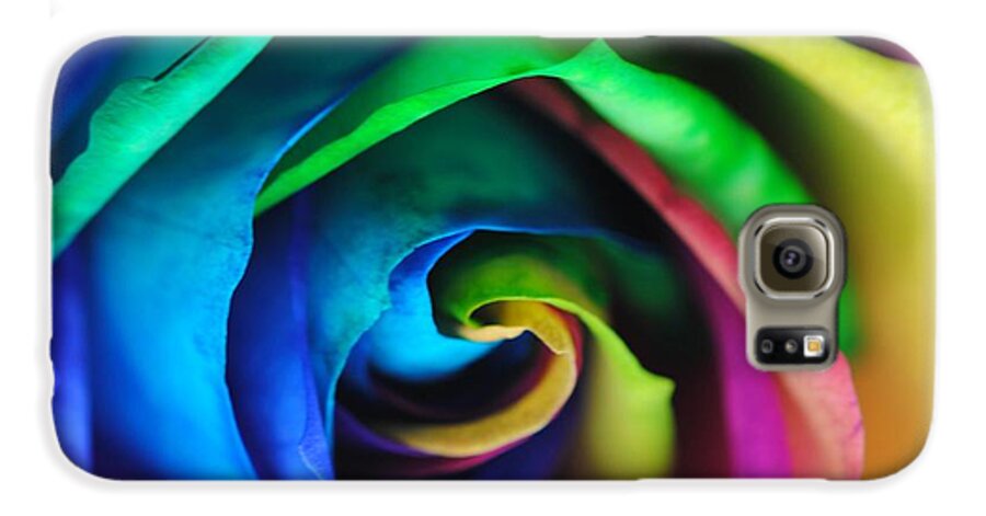 Rainbow Rose 17 - Phone Case